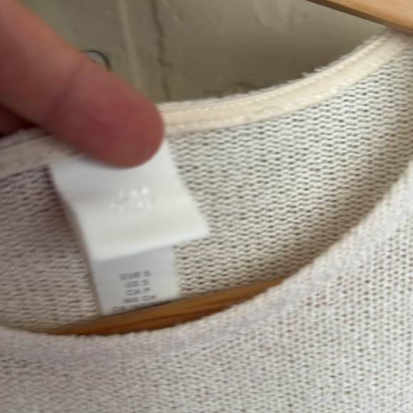 H&M vest overlay Knit sweater lightweight no tags small Lagenlook tunic - Picture 4 of 5